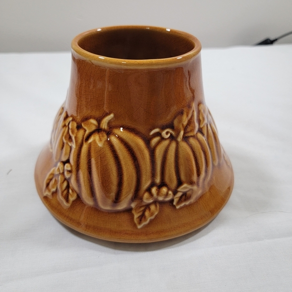 Yankee Candle Large Jar Topper Shade Fall Orange 3D Pumpkins - Picture 7 of 8